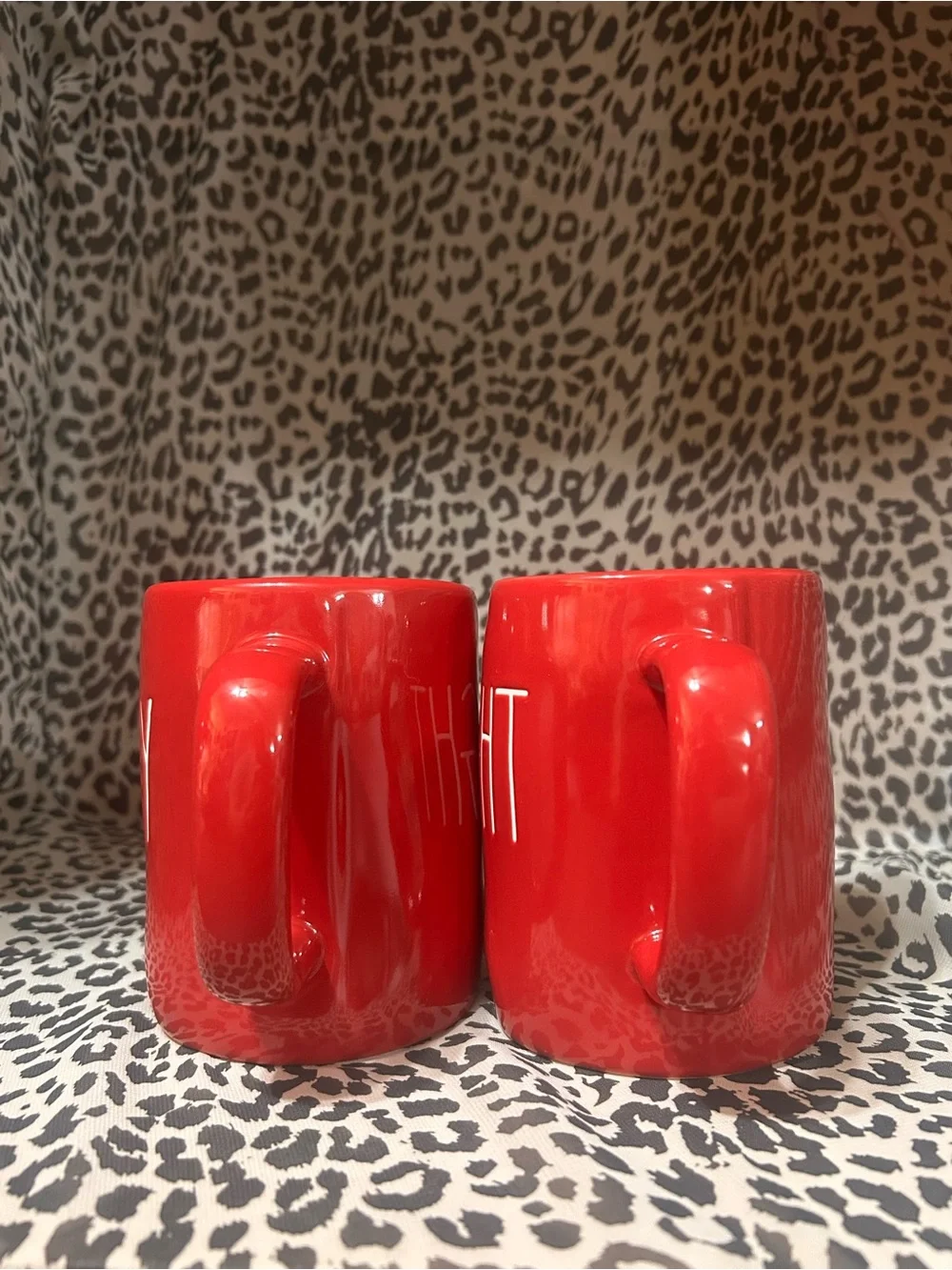 Rae Dunn Ceramic “Merry-Bright” Mugs